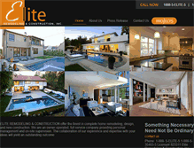 Tablet Screenshot of elite-remodeling.com